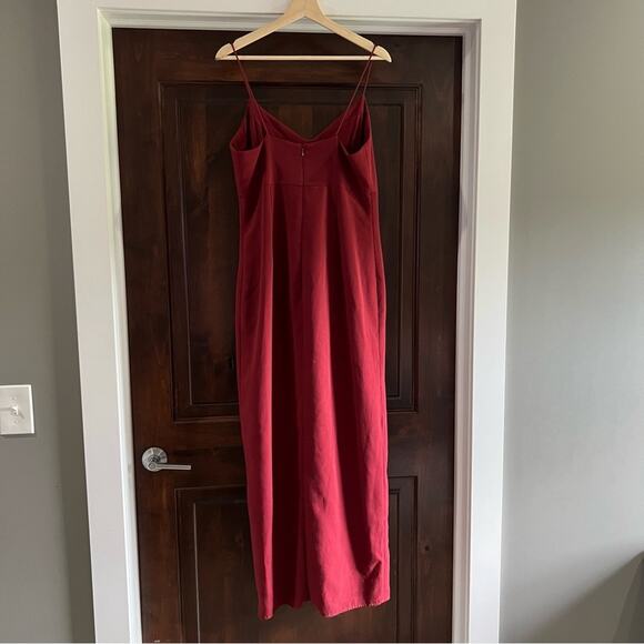 Toccin x RTR Burgundy Red Evening Gown Dress Size 10 $795 - Picture 4 of 11